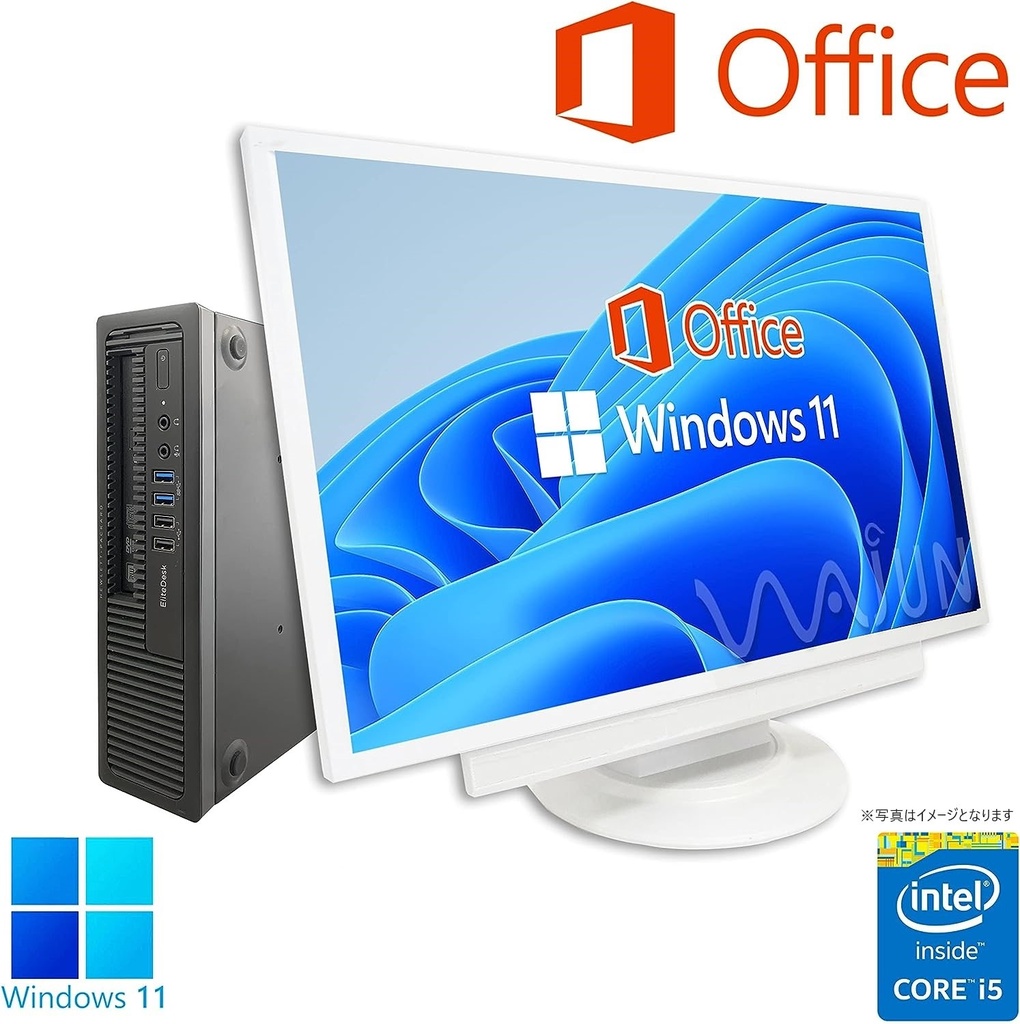 HP (エイチピー) デスクトップPC 600G1/22型液晶セット/Win 11 Pro/MS